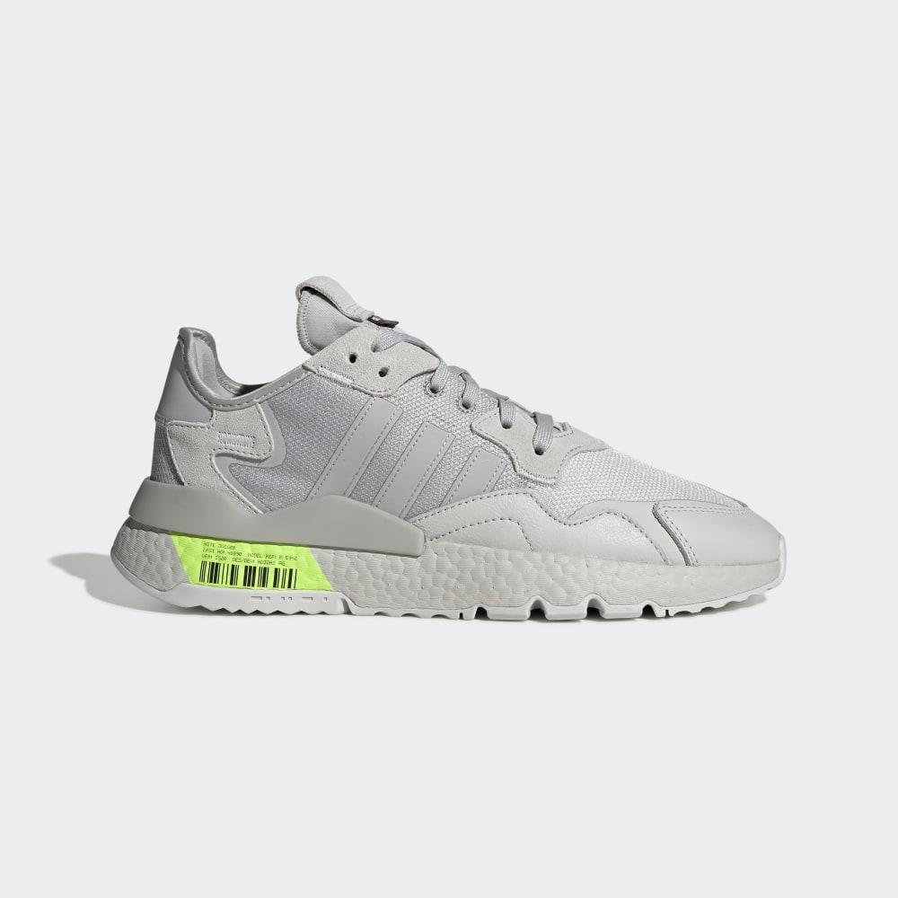 Originals Adidas Nite Jogger Barbati Romania - Gri/Verzi FV3619